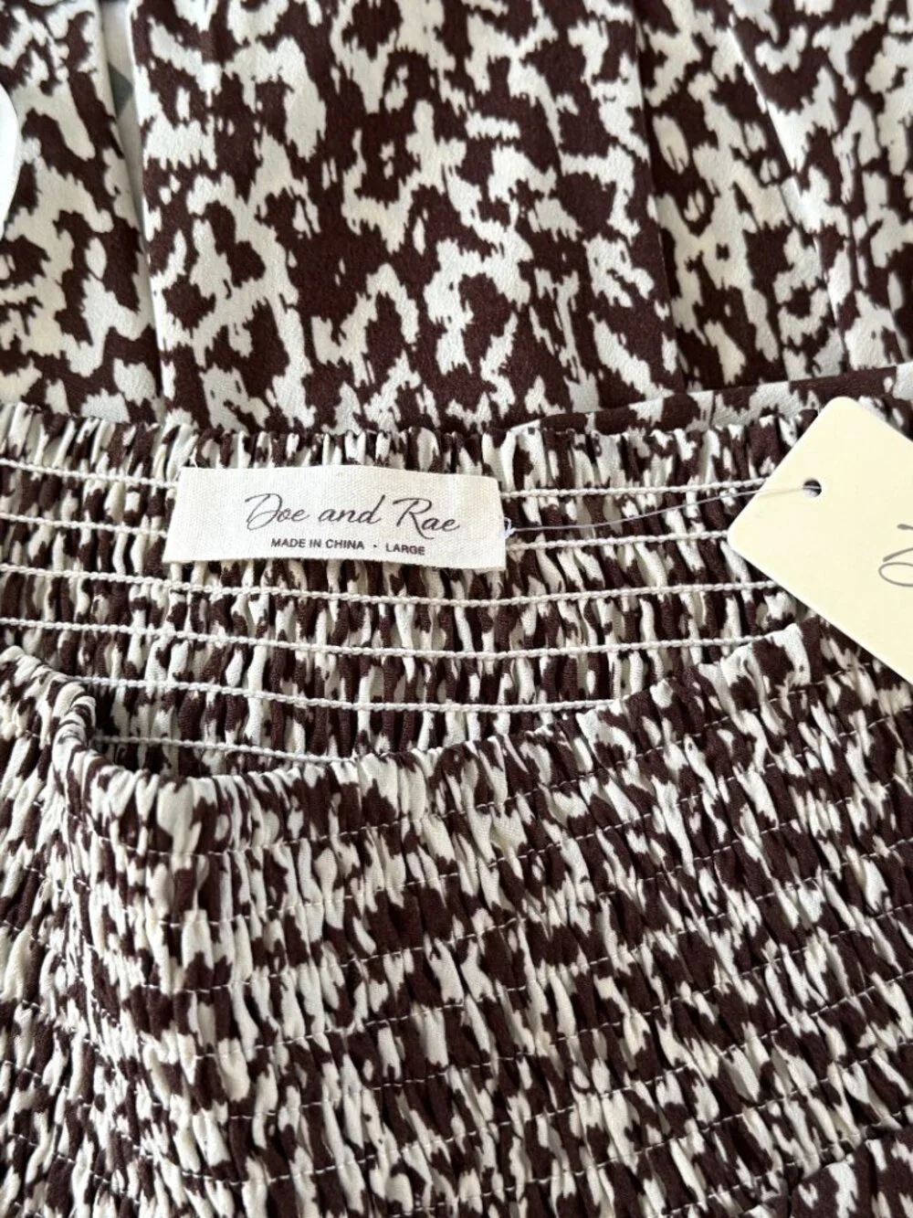Light Breezy Airy Extreme Flare Leg Palazzo All Over Print Tiered Jogger Pants - Picture 9 of 11